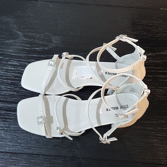 BRAND NEW STEVE MADDEN GIRL'S BONE JTARLY HEELS SANDAL G1 - Picture 15 of 16